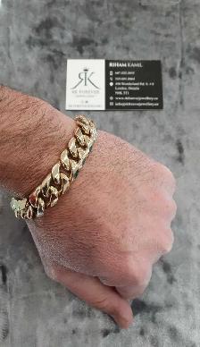 10k yellow gold bracelet # 356_5 - Photo 9