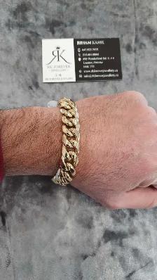 10k yellow gold bracelet # 356_5 - Photo 10