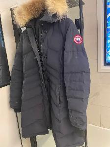 Manteau Canada goose modèle lorette bleu marine grandeur médium - Photo 3