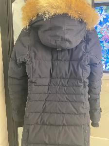 Manteau Canada goose modèle lorette bleu marine grandeur médium - Photo 4