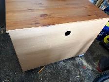 TV stand with glass doors - Photo 3