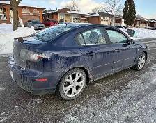 ONLY $799! BLUE 2009 MAZDA 3 SEDAN w/ 189K KM'S