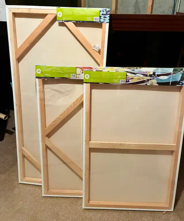 3 NEW LARGE CANVASES $30-$40 each  ($100 FOR ALL) - Photo 2