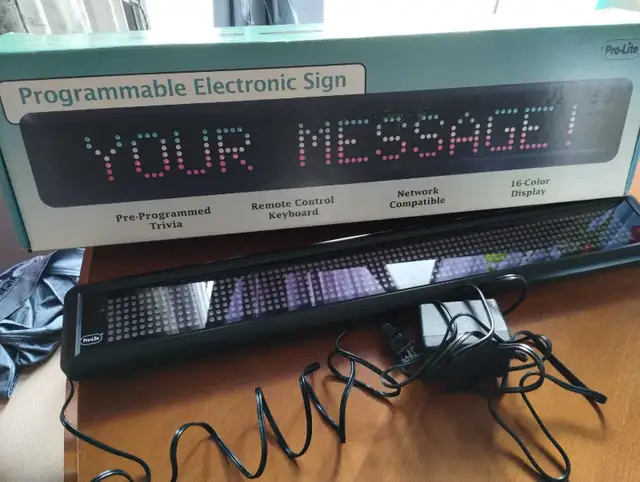 Pro light scrolling Sign - Photo 2