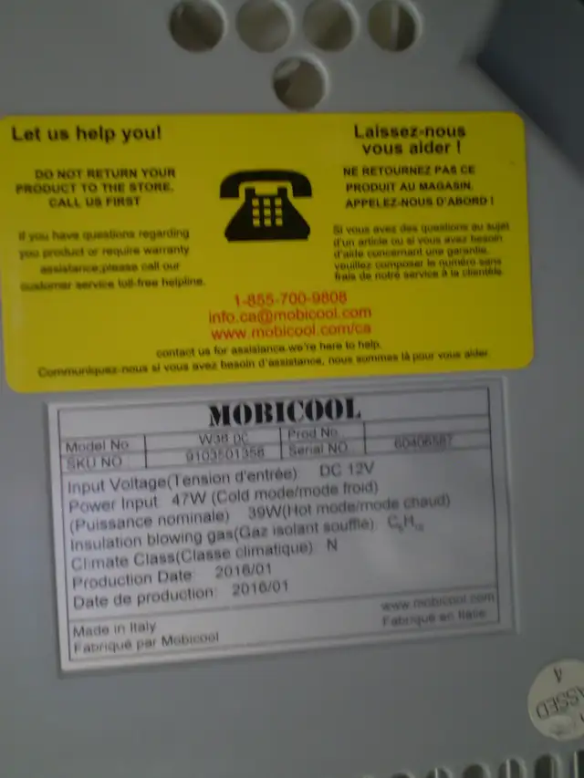 NEWER MOBICOOL W38 12 VOLT WHEELED COOLER-USED-WORKS-$100 - Photo 5