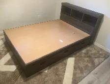 Double bed frame with drawers - Photo 2