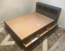 Double bed frame with drawers - Photo 3