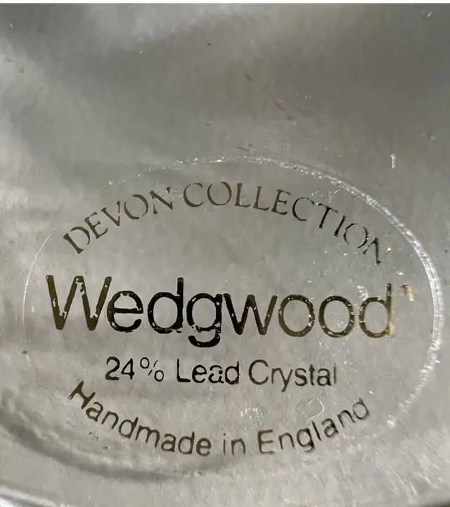 Wedgwood Crystal Bowl Vintage