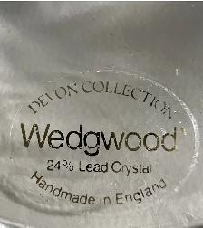 Wedgwood Crystal Bowl Vintage