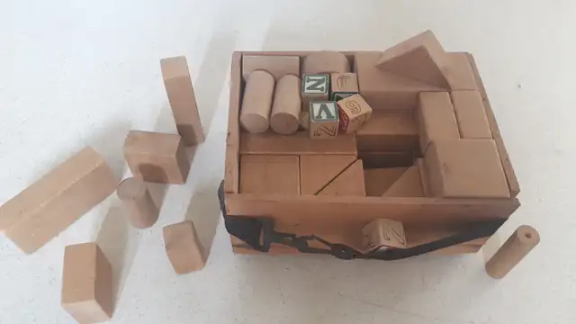 Large Wooden Truck and Block Set - Photo 5