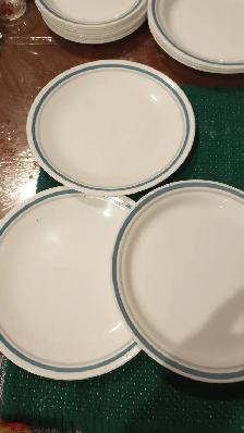 482G Corelle Slate Salad Plates 8 ½ in 3 pieces $15