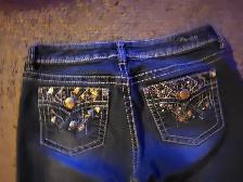 Women's Rock revival premium denim jeans like new two pairs gre! - Photo 2