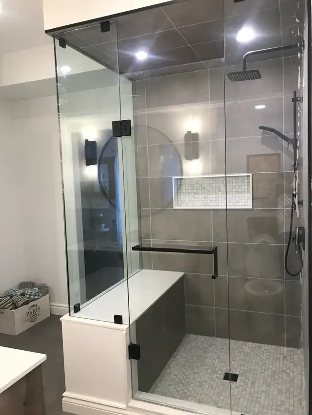 FRAMELESS SHOWER GLASS ENCLOSURES BATHTUB SLIDING GLASS DOOR ETC