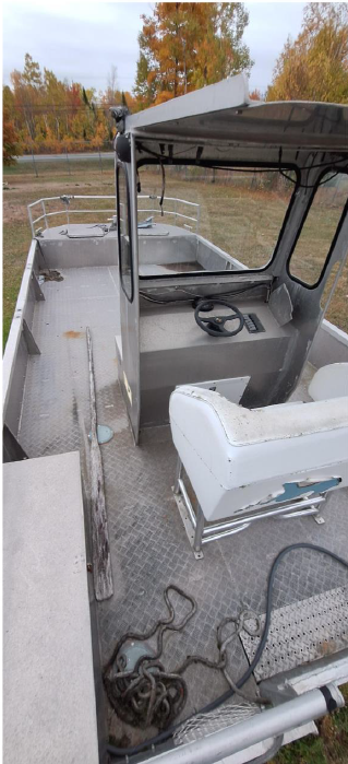 Barge en aluminium construction 2007 10'24' - Photo 3