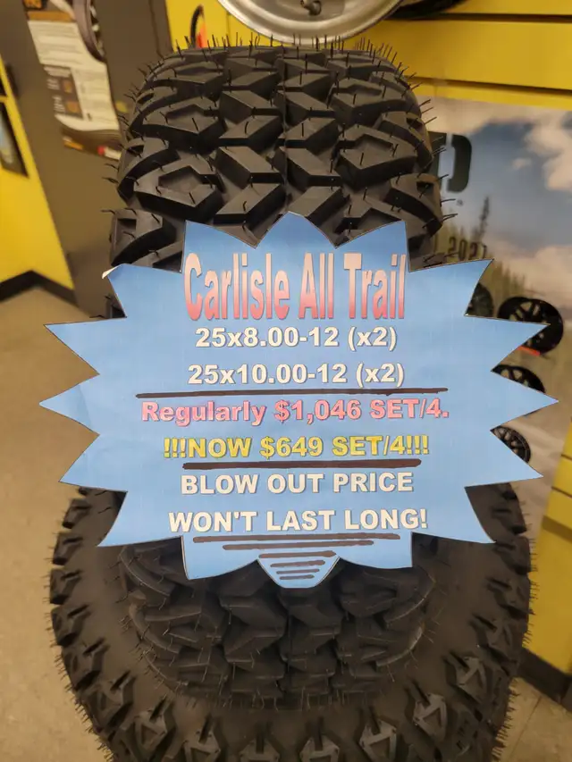 Staggered Set of NEW Quad Tires For Sale! - Photo 2