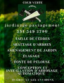 Abattage tonte taille jardinière paysagiste