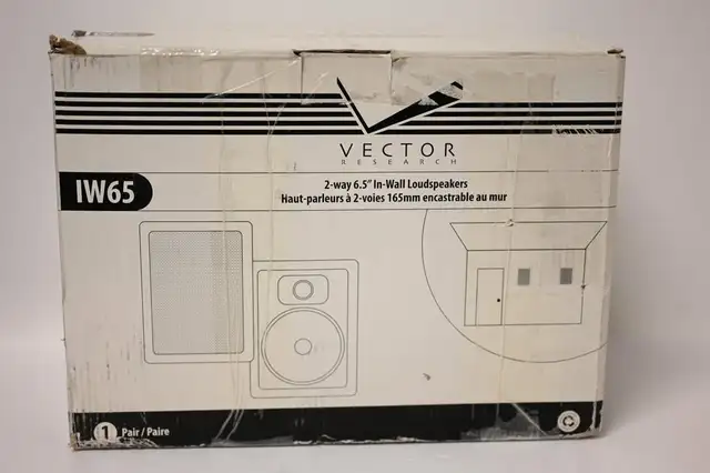 Vector Research IW65 2-Way 6.5' In Wall Loudspeakers 1 PairUSED - Photo 5