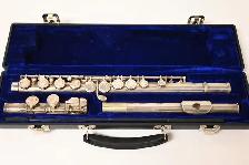 Flute Student Alpine Model AL226 Made in USA Silver Plated Flute