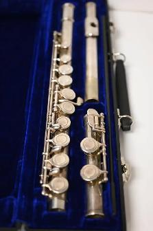 Flute Student Alpine Model AL226 Made in USA Silver Plated Flute - Photo 2