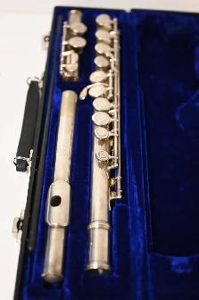 Flute Student Alpine Model AL226 Made in USA Silver Plated Flute - Photo 3