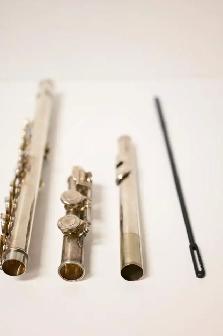 Flute Student Alpine Model AL226 Made in USA Silver Plated Flute - Photo 4
