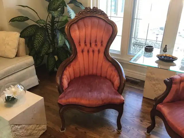 VINTAGE QUEEN ANNE CHAIRS - Photo 4