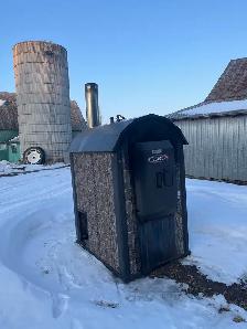 Out door wood boiler