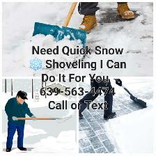Snow Shoveling services