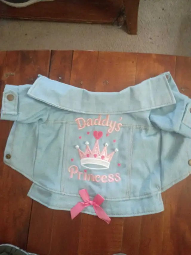 dog Jean jacket