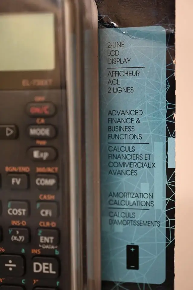 Financial Calculator Sharp EL-738XTB 10-Digit Fully Featured NEW - Photo 5
