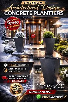 architectural flowerpots