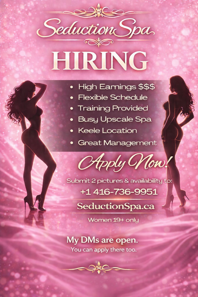 Hiring Female Spa Attendants – High Earnings $$ – Flexible Sche