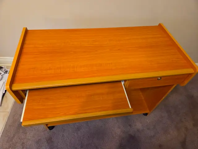 COMPUTER DESK HOME - GOOD CONDITION,  SOLID WOOD - Photo 2