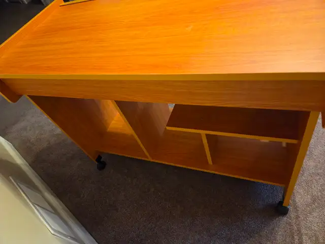 COMPUTER DESK HOME - GOOD CONDITION,  SOLID WOOD - Photo 4