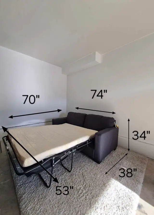 FREE DELIVERY BenchCraft 2 Seater Pullout Sofabed/Loveseat Sofa - Photo 10