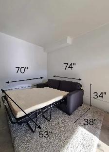 FREE DELIVERY BenchCraft 2 Seater Pullout Sofabed/Loveseat Sofa - Photo 10