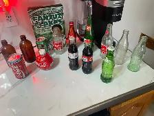 Old pop bottles and stuff