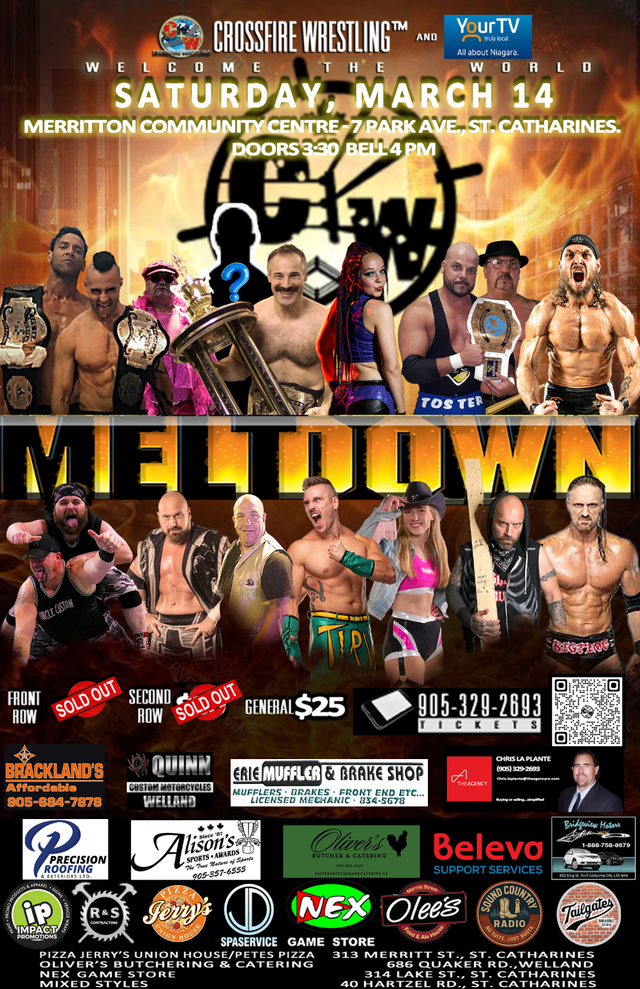 Crossfire Wrestling Presents March Meltdown