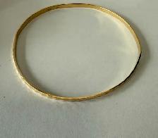 Women's 14K Birks Gold Bangle~8' - Photo 3