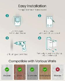 SONGMICS Wall-Mounted Clothes Drying Rack – Ink Black - Photo 8