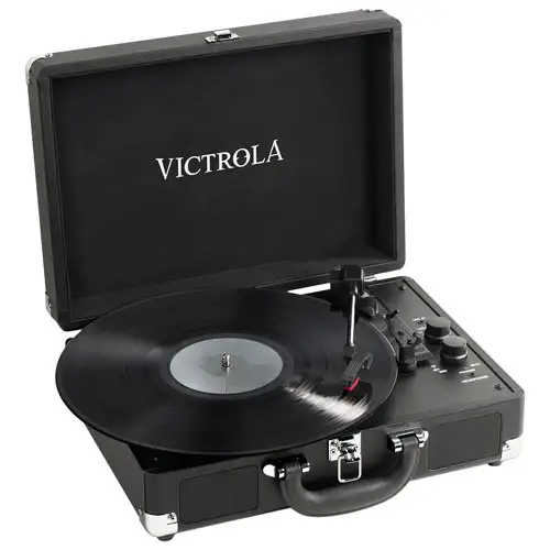 VICTROLA JOURNEY   SUITCASE RECORD PLAYER FOR $70