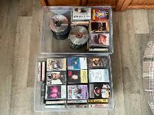 CASSETTES AND CDS