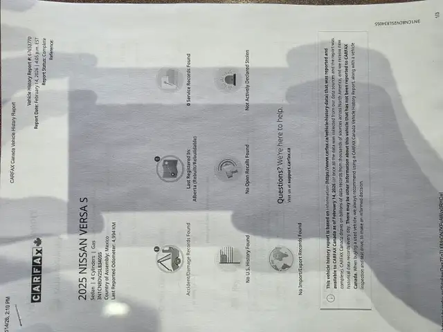2025 Nissan Versa Low km B.cam P.sensor 1YR Warranty - Photo 23