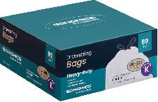 SONGMICS 13-Gallon Heavy-Duty Trash Bags – Cream White