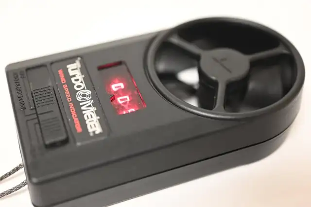 Wind Speed Indicator Davis Turbo Meter Electronic USED working - Photo 8