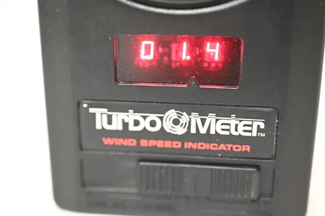 Wind Speed Indicator Davis Turbo Meter Electronic USED working - Photo 10