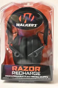 Muffs Walkers Razor Rechargeable Electronic Earmuffs Brand NEW