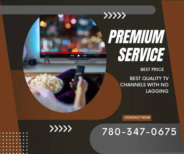 Great tv setup with freetrial available