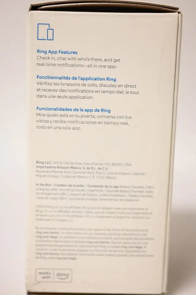 Doorbell Ring Battery Doorbell HD video Doorbell Camera New - Photo 8