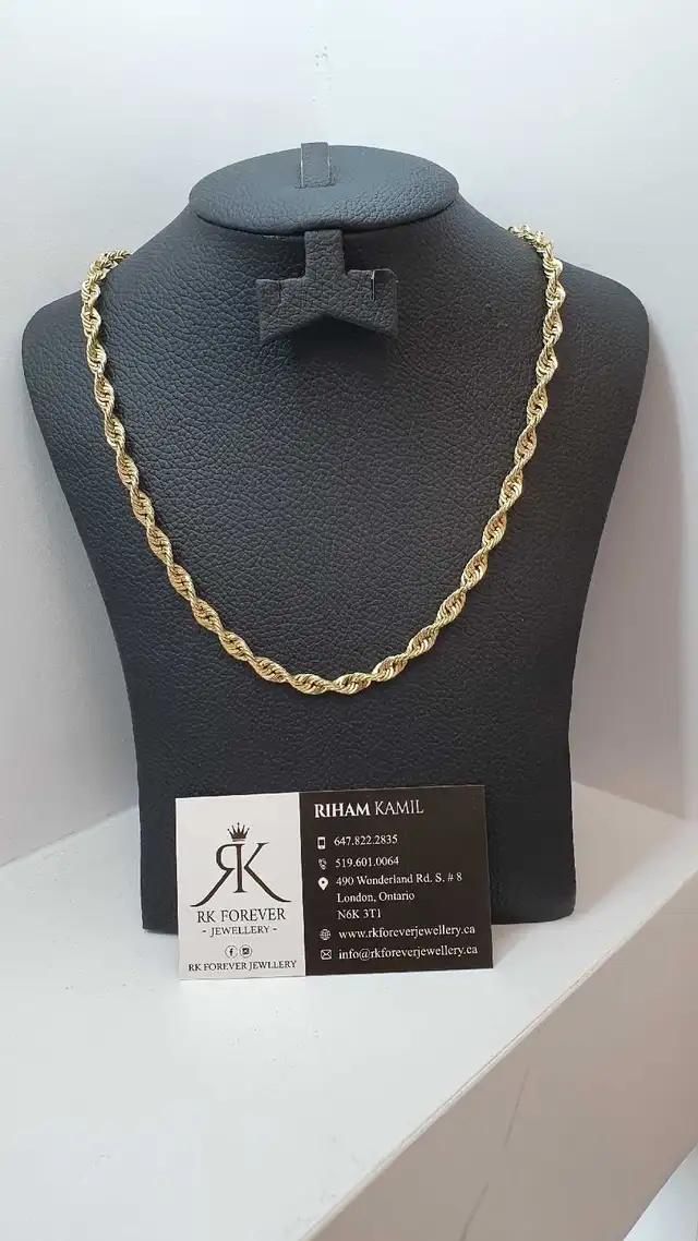 10k yellow gold chain #357_9